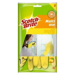 Guanti lavoro domestici multiuso super grip gomma lattice (taglia s (7) ) Giallo 7100144389