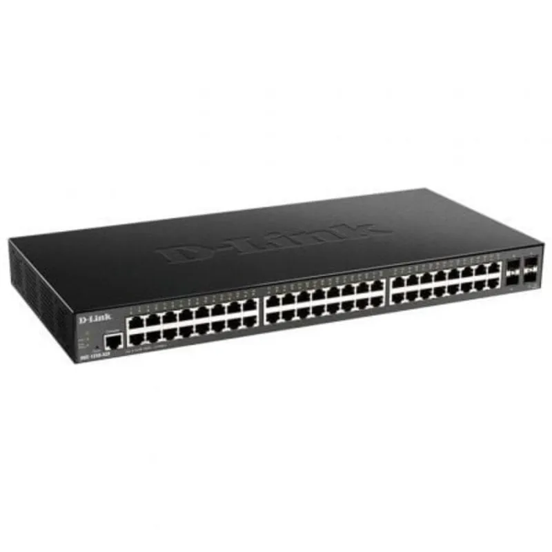 Switch D-Link DGS-1250-52X 48 porte Gigabit 4 uplink 10G SFP+ Switch D-Link DGS-1250-52X 48 porte Gigabit 4 uplink 10G SFP+