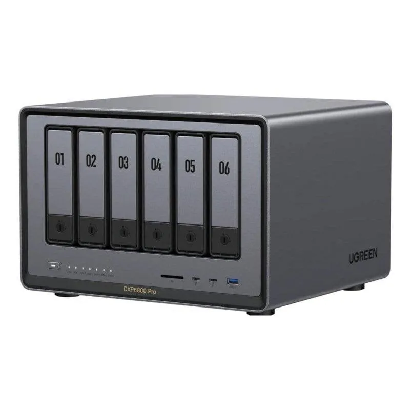 Disco Rigido NAS Interno Ugreen 8GB 168TB Thunderbolt i5-1235U Rackmount