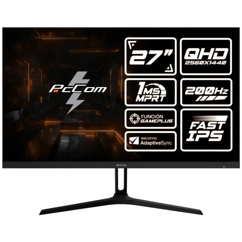 Monitor PC PcCom Elysium Pro 27" QHD 200Hz Fast IPS 1ms AdaptiveSync HDR