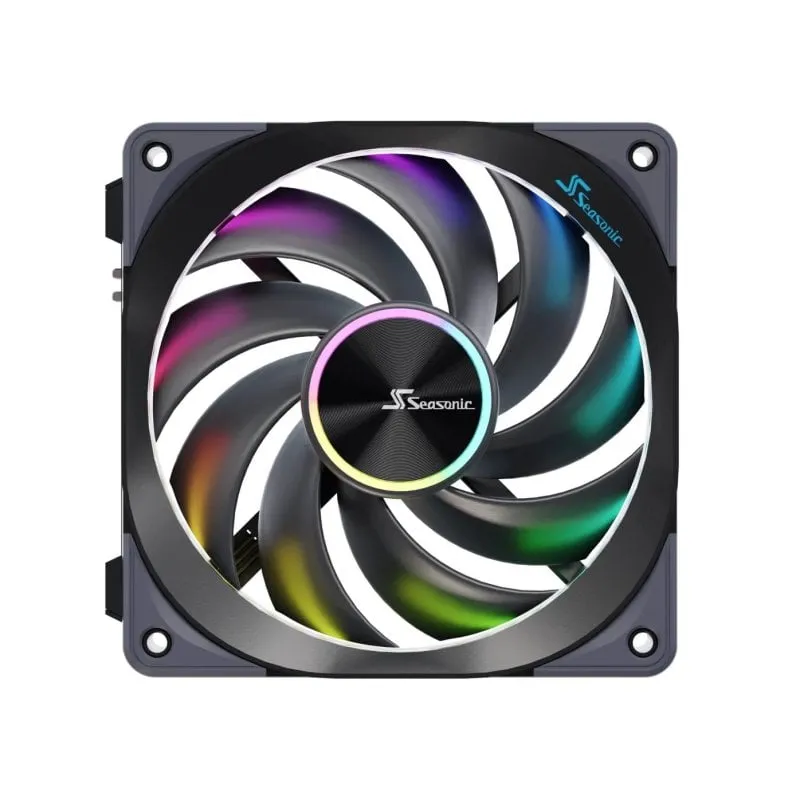 Ventilatore Seasonic MagFlow 1225 ARGB PWM 12cm 2000 RPM Nero