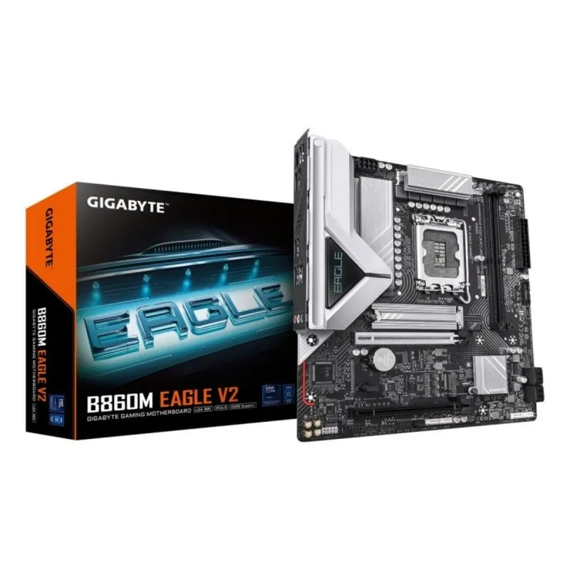 Scheda Madre GIGABYTE B860M EAGLE V2 DDR5 9066MHz M.2 PCIe 5.0 2.5GbE Scheda Madre GIGABYTE B860M EAGLE V2 DDR5 9066MHz M.2 PCIe 5.0 2.5GbE