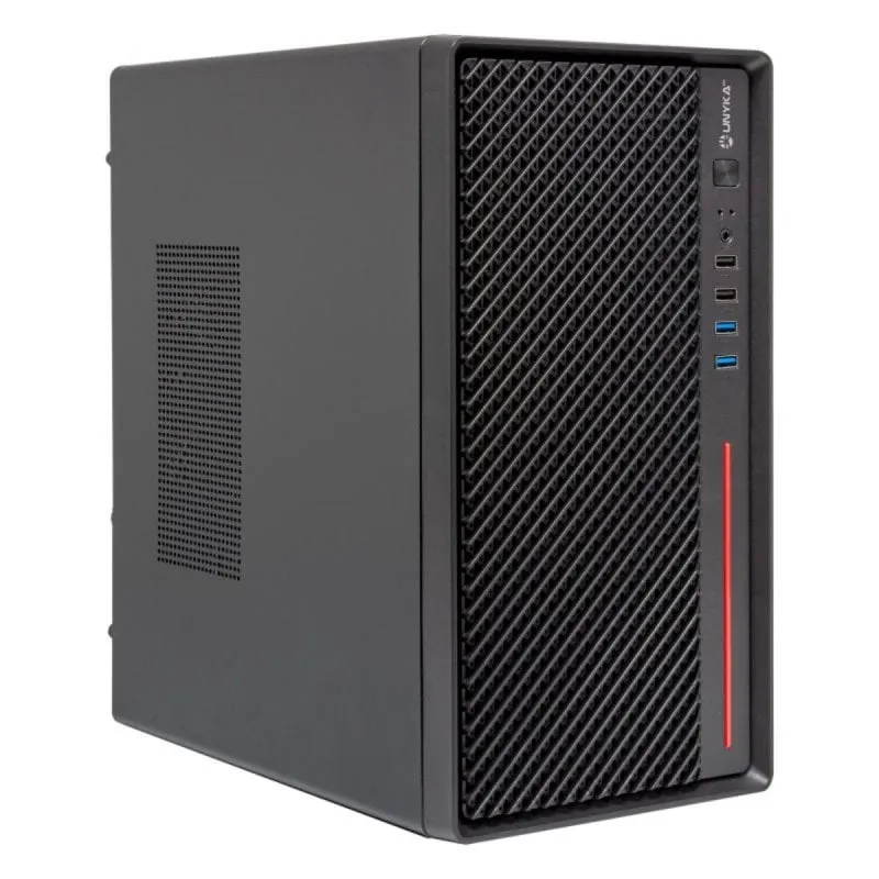 Chassis Micro ATX UNYKAch NUMEN 300 PRO 4 USB Nero/Rosso Chassis Micro ATX UNYKAch NUMEN 300 PRO 4 USB Nero/Rosso