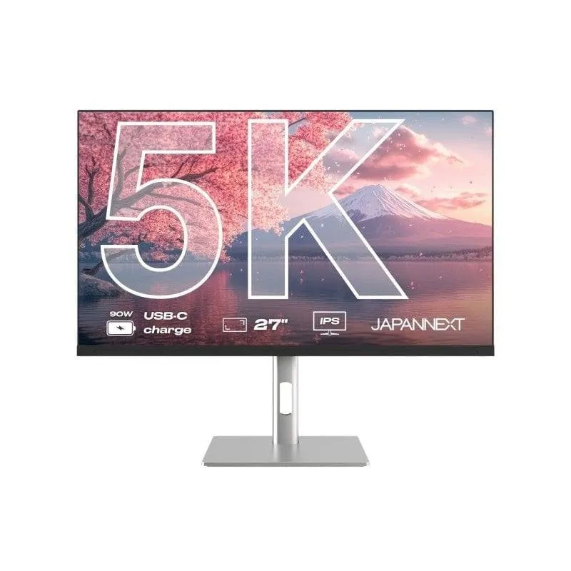 Monitor PC JAPANNEXT JN-IPS275K-HSPC9 27" UltraHD 5K 60Hz IPS USB-C 8ms Ergonomico