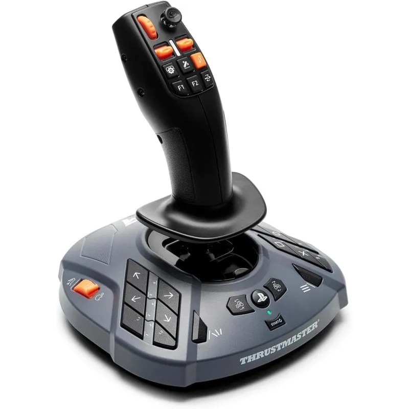 Joystick Thrustmaster SimTask FarmStick Precision H.E.A.R.T ambidestro 33 pulsanti PS5/PC