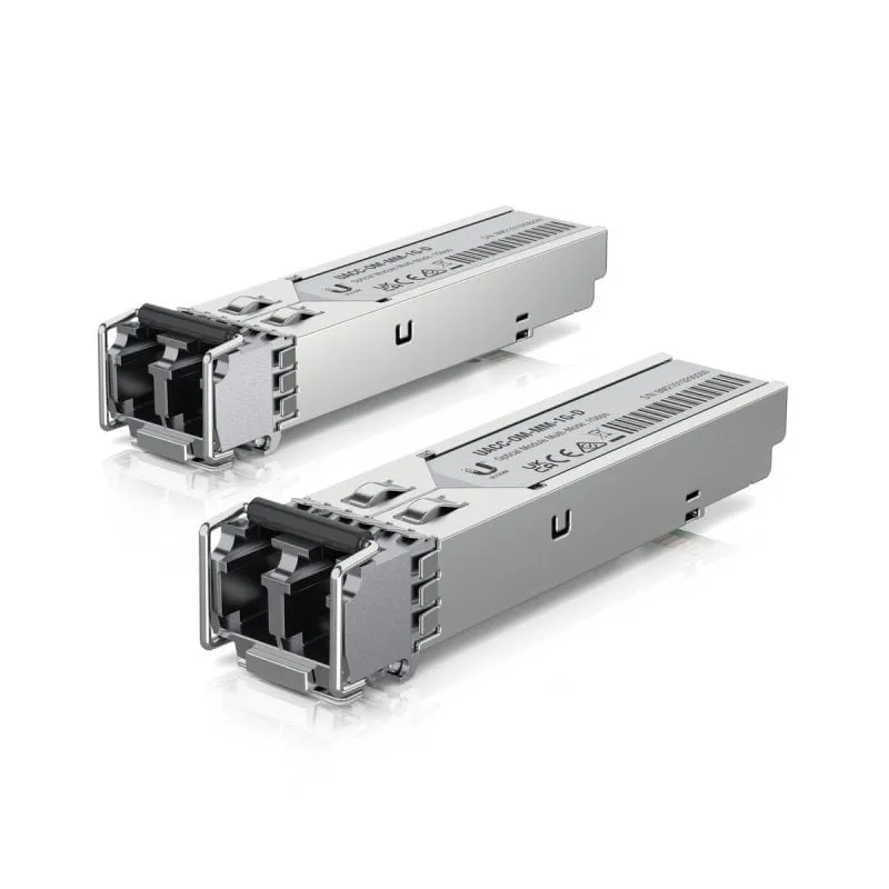 Modulo Transceiver Fibra Ottica Ubiquiti UACC-OM-MM-1G-D-2 Multi-Mode SFP 1Gbps 550 m Modulo Transceiver Fibra Ottica Ubiquiti UACC-OM-MM-1G-D-2 Multi-Mode SFP 1Gbps 550 m