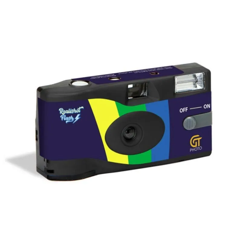 Fotocamera analogica compatta GT Photo GT27FL 135 mm 31 mm Nero Blu