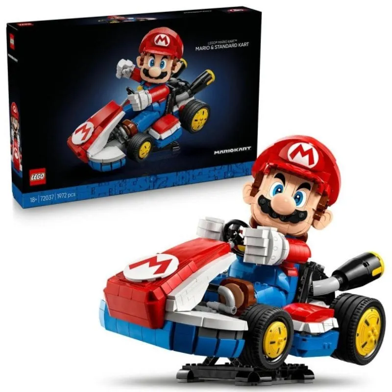 LEGO Super Mario Mario Kart Set 72037 1972 pezzi Figura articolata Esposizione per adulti