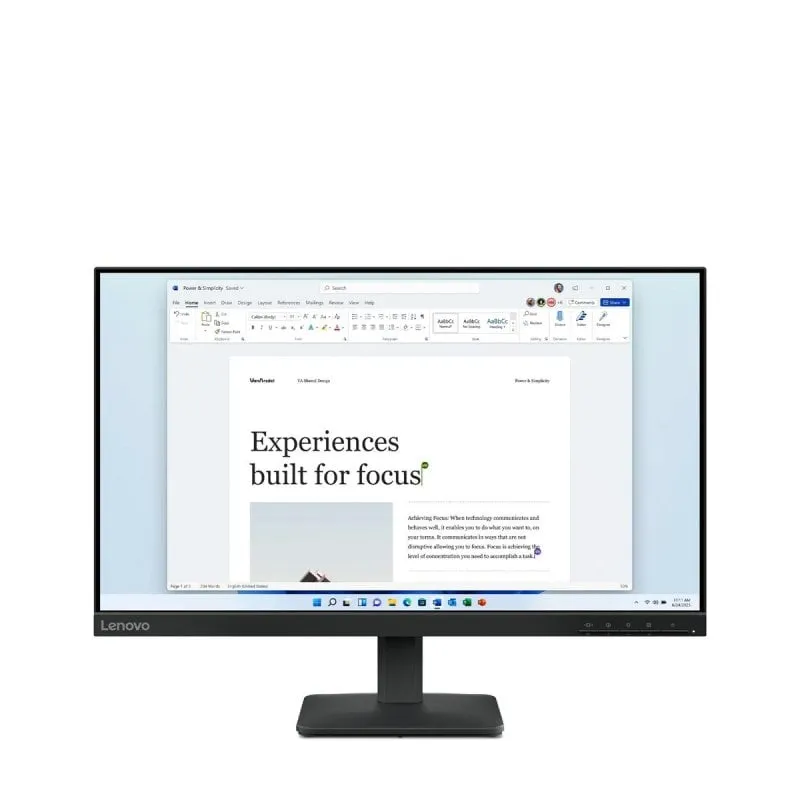 Monitor Lenovo L24-4e 23.8" Full HD 1920x1080 6ms LCD Nero Monitor Lenovo L24-4e 23.8" Full HD 1920x1080 6ms LCD Nero
