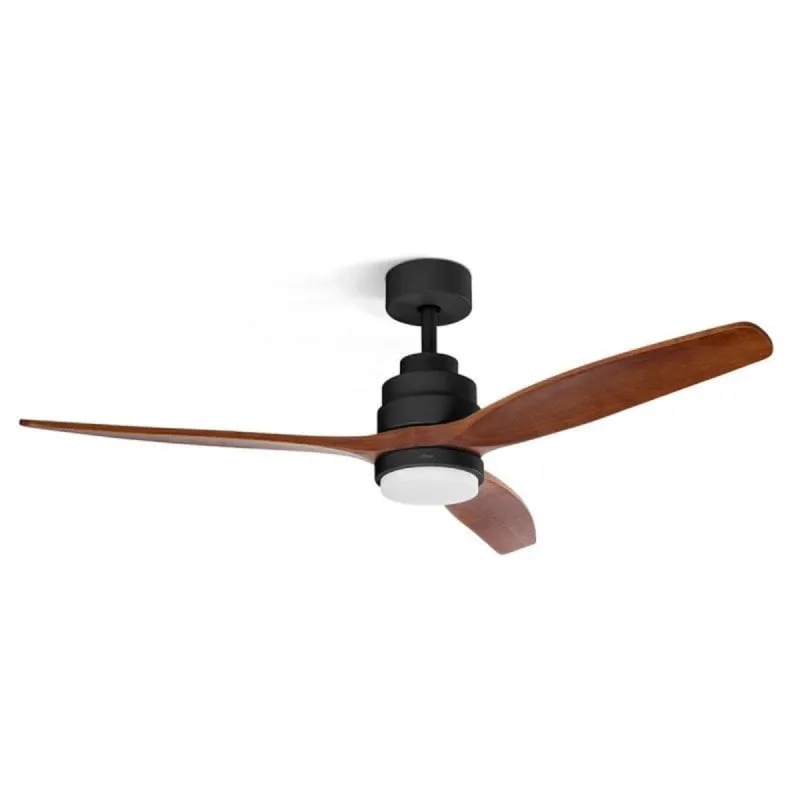 Ventilatore da Soffitto con Luce Ufesa CFNP 132cm 6 Velocità LED Legno Naturale Timer Telecomando