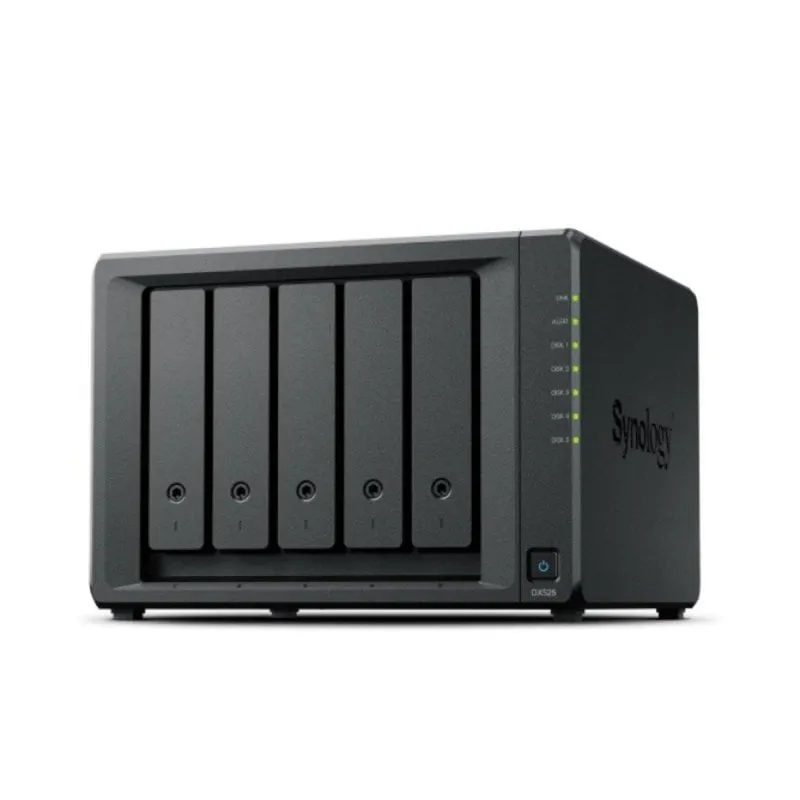 Storage Synology DX525 HDD SSD 5 Bay Desktop Nero 2,46 kg Storage Synology DX525 HDD SSD 5 Bay Desktop Nero 2,46 kg