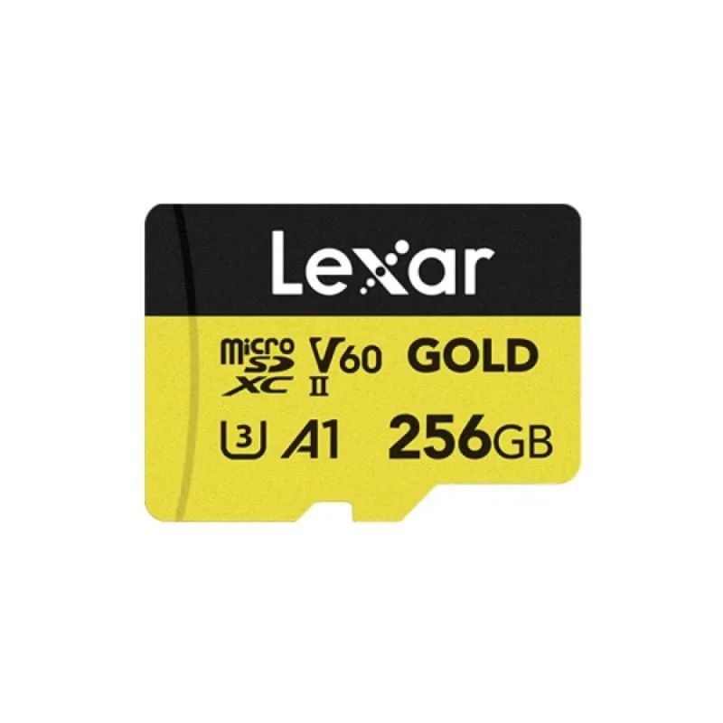 Scheda MicroSDXC Lexar Professional GOLD 256GB UHS-II 280MB/s Class 3 (U3)