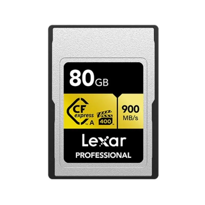 Scheda Memoria Lexar LCAGOLD080G-RNENG 80GB CFexpress 900MB/s Nero