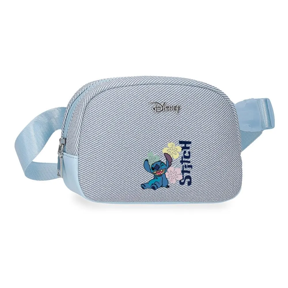 Joumma Disney Tiki Stitch Denim Marsupio 19x13x5.5 cm PU e Poliestere