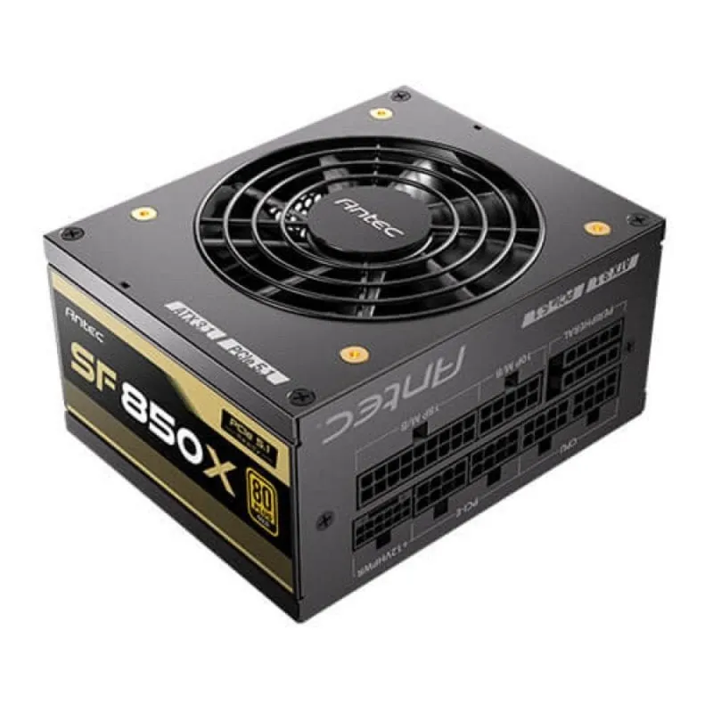 Alimentatore Antec SF850X 850W 80 PLUS Gold ATX 3.1 Nero Silenzioso Alimentatore Antec SF850X 850W 80 PLUS Gold ATX 3.1 Nero Silenzioso