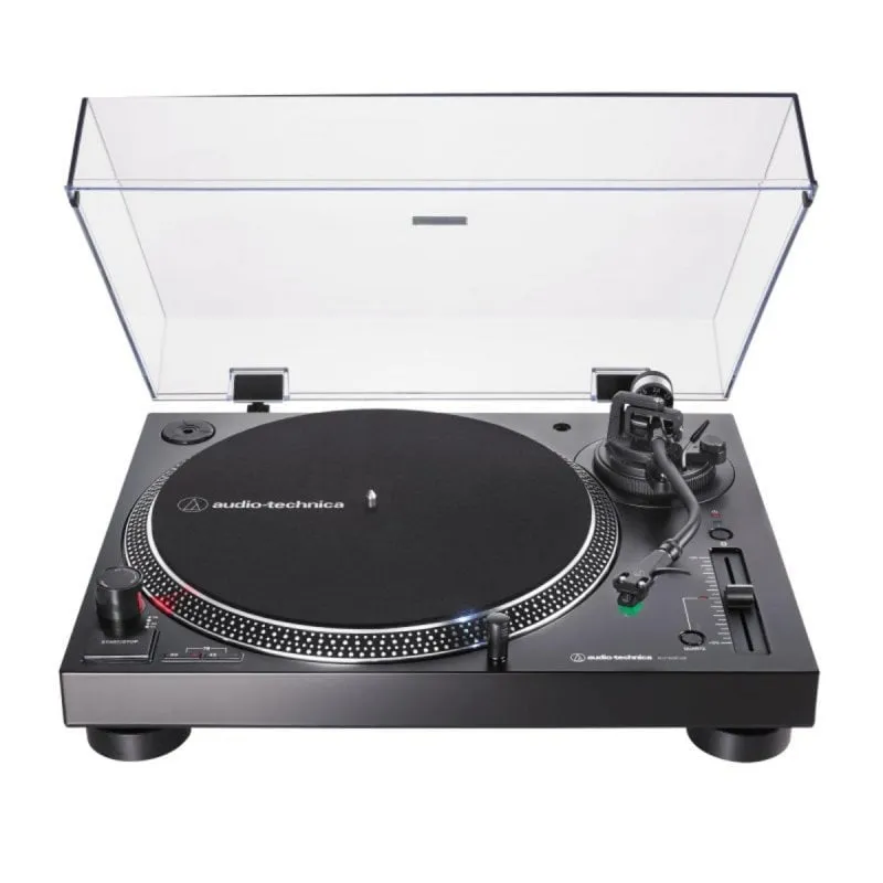 Toccasdischi Audio-Technica AT-LP120XBT-USB Nero Manuale Aluminio Bluetooth 5.0 USB 2.0