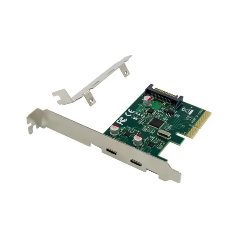 Scheda di Espansione Conceptronic EMRICK13G PCIe USB 3.2 Gen 2 Type-C Verde SATA Alimentazione