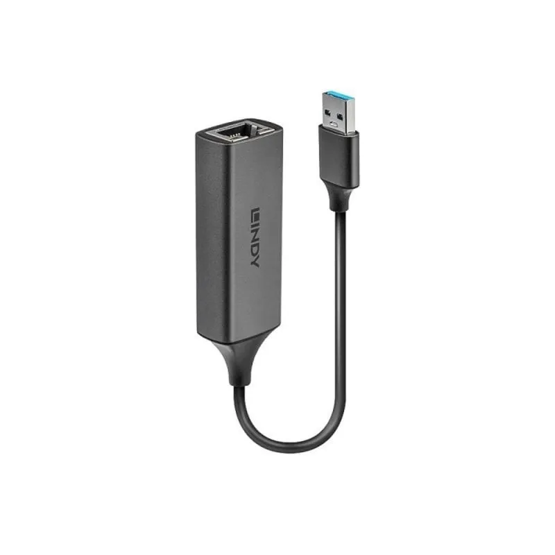 Adattatore Ethernet USB 3.2 Gen 1 Realtek RTL8153 Gigabit 5000 Mbit/s Argento