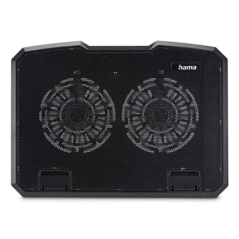 Supporto Refrigerante Hama Nero 15,6" con Ventilatori LED Blu Regolabile