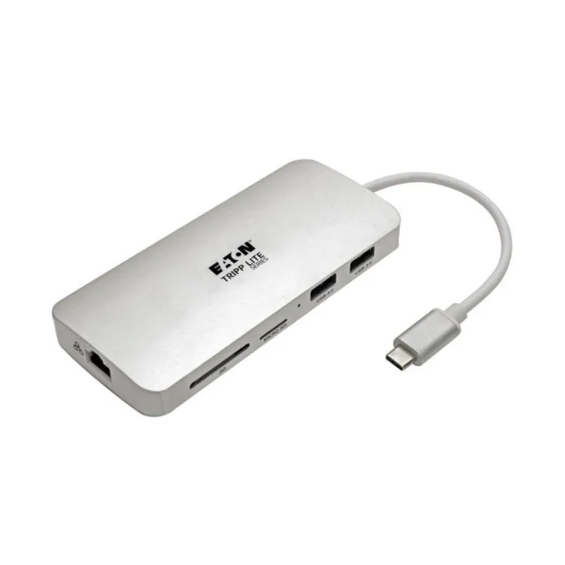 Stazione di Connessione USB-C Tripp Lite U442-DOCK11-S 4K HDMI Thunderbolt 3 Hub USB-A PD GbE