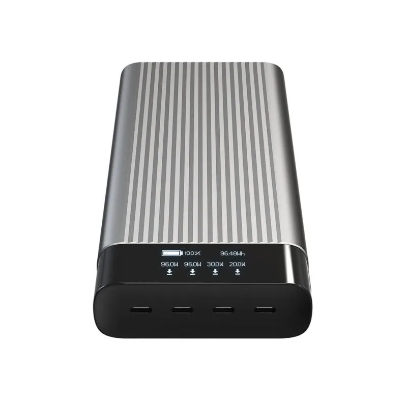 HYPER HJ245B Power Bank argento da 27000 mAh
