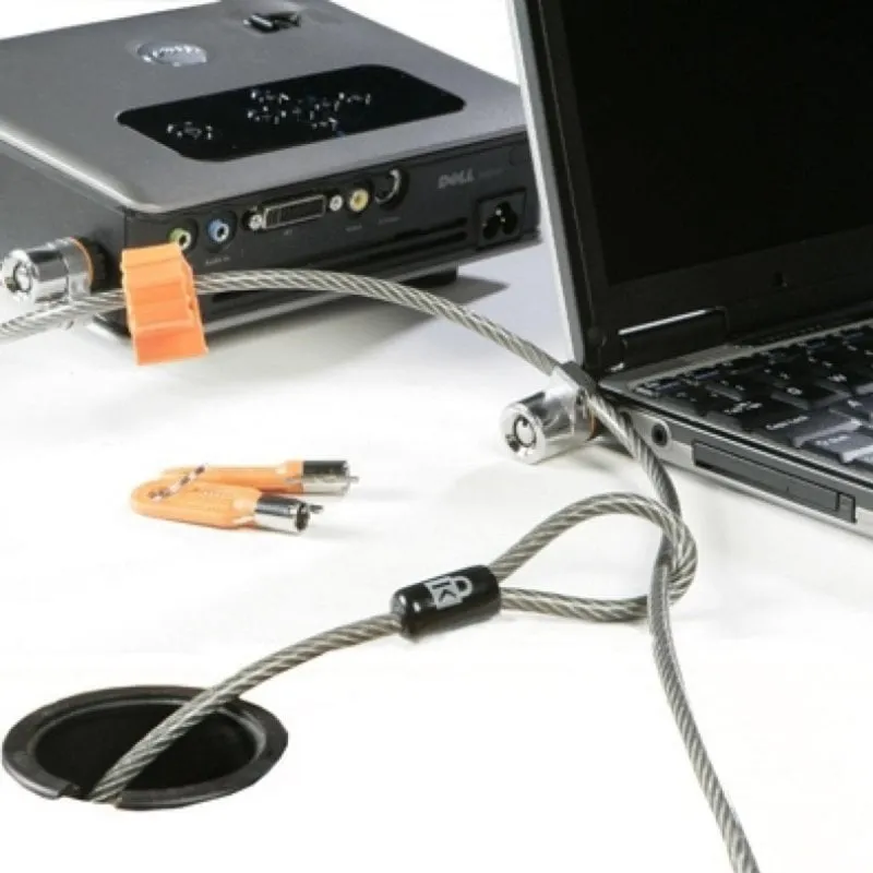 Twin Microsaver Kensington DELL 461-10053 Cavo Sicurezza 2,2m Acciaio Inossidabile