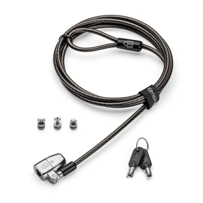 Candado universale ClickSafe® 2.0 Kensington con chiave, 1,8 m, acciaio nero Candado universale ClickSafe® 2.0 Kensington con chiave, 1,8 m, acciaio nero