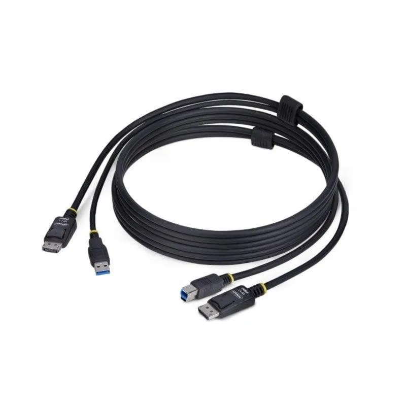 Cavo KVM DisplayPort e USB 3.0 StarTech.com 1,8m 4K 60Hz HDR10