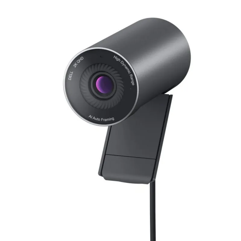 Webcam Professionale Dell WB5023 2K QHD Full HD 2560x1440 60fps USB 2.0 Nera