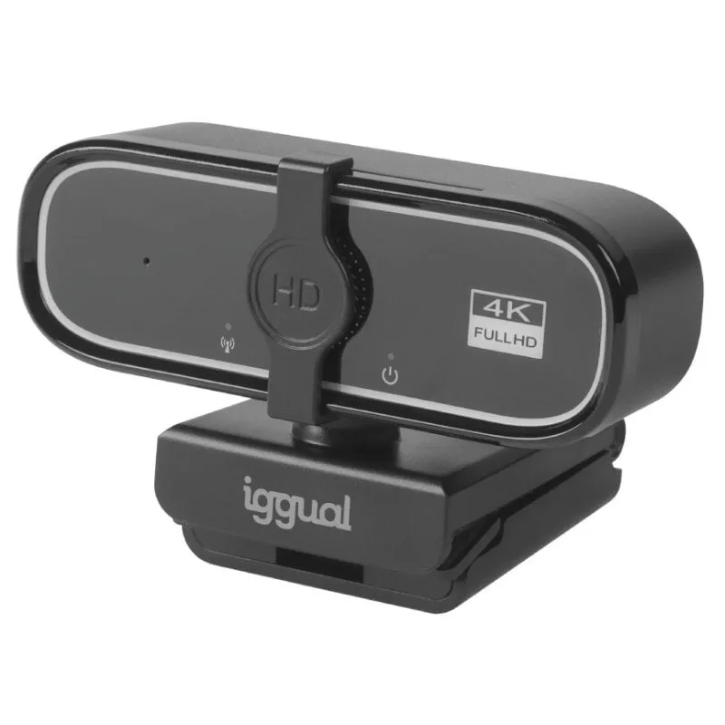 Webcam iggual USB 4K UHD WC3840 Business Pro View 8 MP 3840 x 2160 30 pps Webcam iggual USB 4K UHD WC3840 Business Pro View 8 MP 3840 x 2160 30 pps