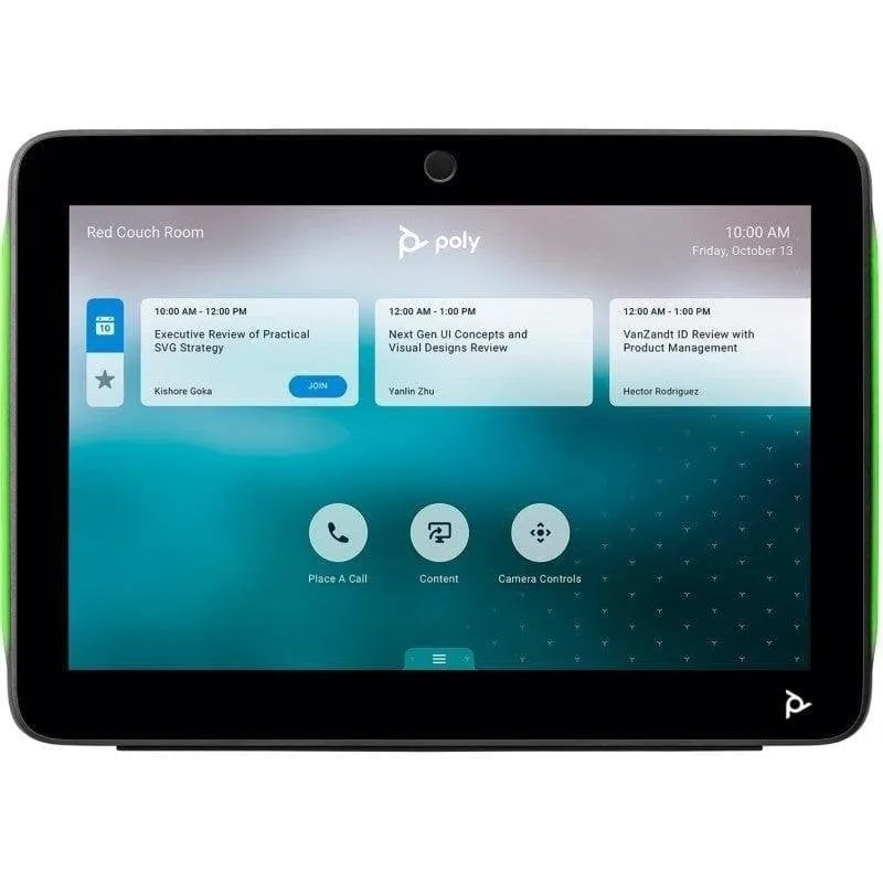 Poly TC10 Touch Controller 10.1" WXGA Nero PoE Ethernet