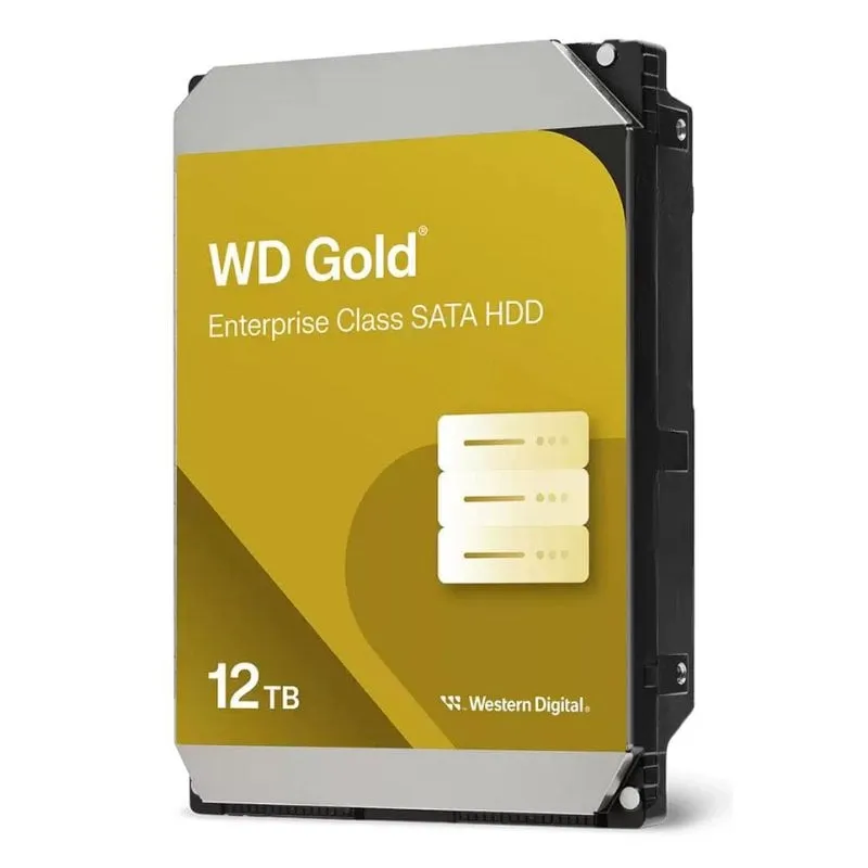 Disco Duro Western Digital Gold WD122KRYZ 12TB HDD 7200rpm SATA III Server