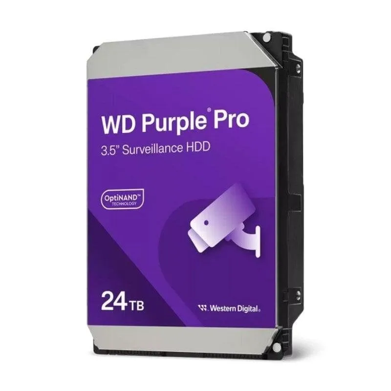 Disco Duro Western Digital Purple Pro WD240PURP 24TB HDD 7200rpm SATAIII 287MB/s AI