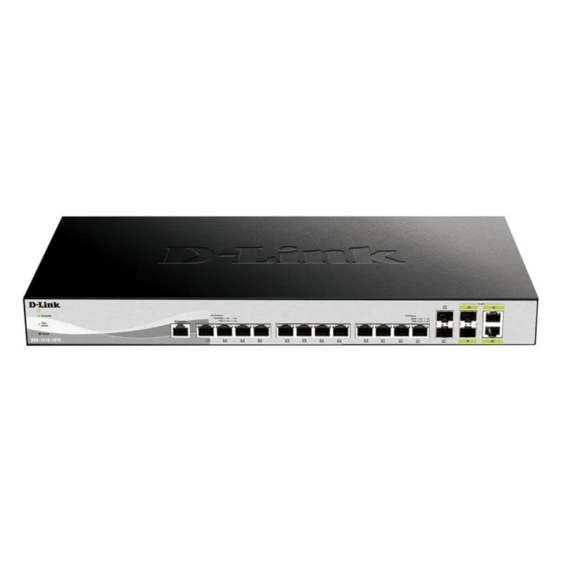 Switch Gestionato D-Link DXS-1210-16TC/E L2 12 Porte 10G Ethernet Montaggio a Rack