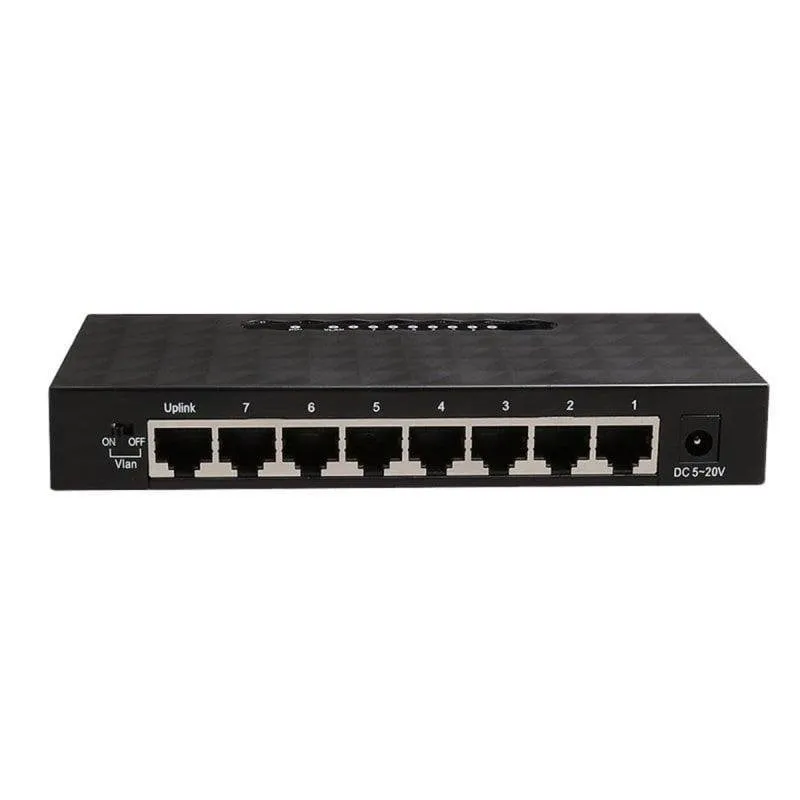 Switch iggual GES8000 8 Porte Gigabit Ethernet Plug & Play Non Gestito