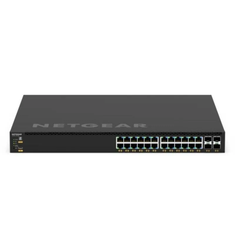 Switch Gestito NETGEAR GSM4328-100AJS L3 24 Porte Gigabit PoE+ 4 Moduli SFP+ 128Gbit/s