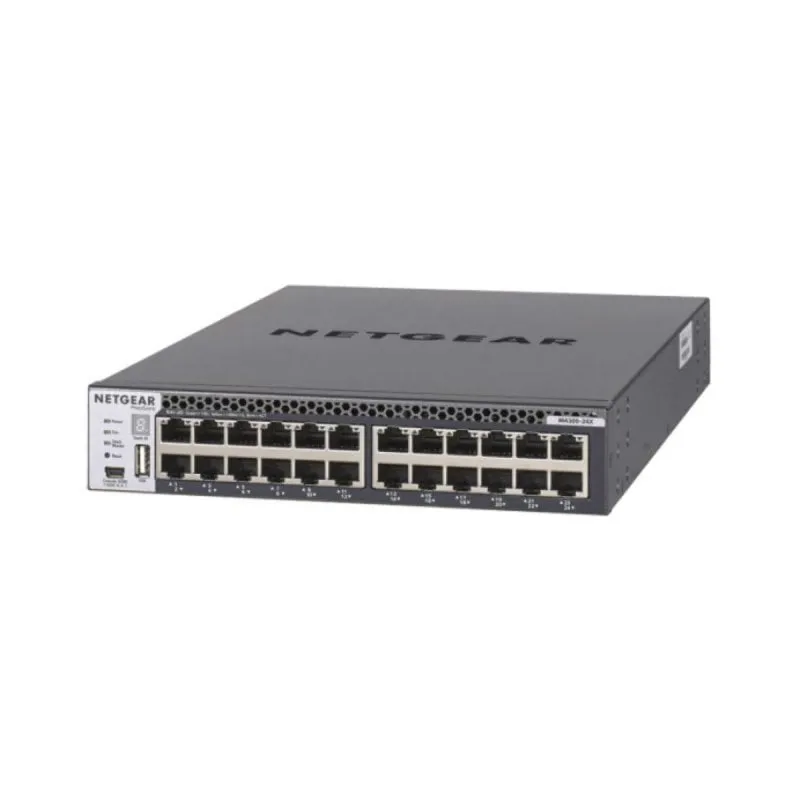 Switch Managed Netgear M4300-24X L3 10G Ethernet Rack 1U Switch Managed Netgear M4300-24X L3 10G Ethernet Rack 1U