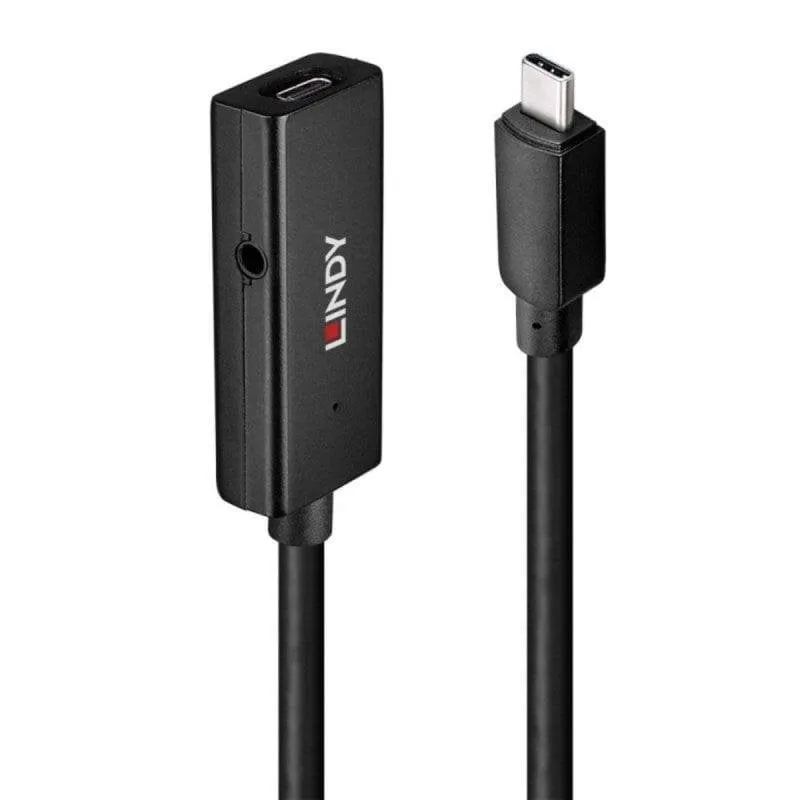 Cavo USB Type-C Lindy 43356 5m 5000Mbit/s Nero ABS Plug and Play