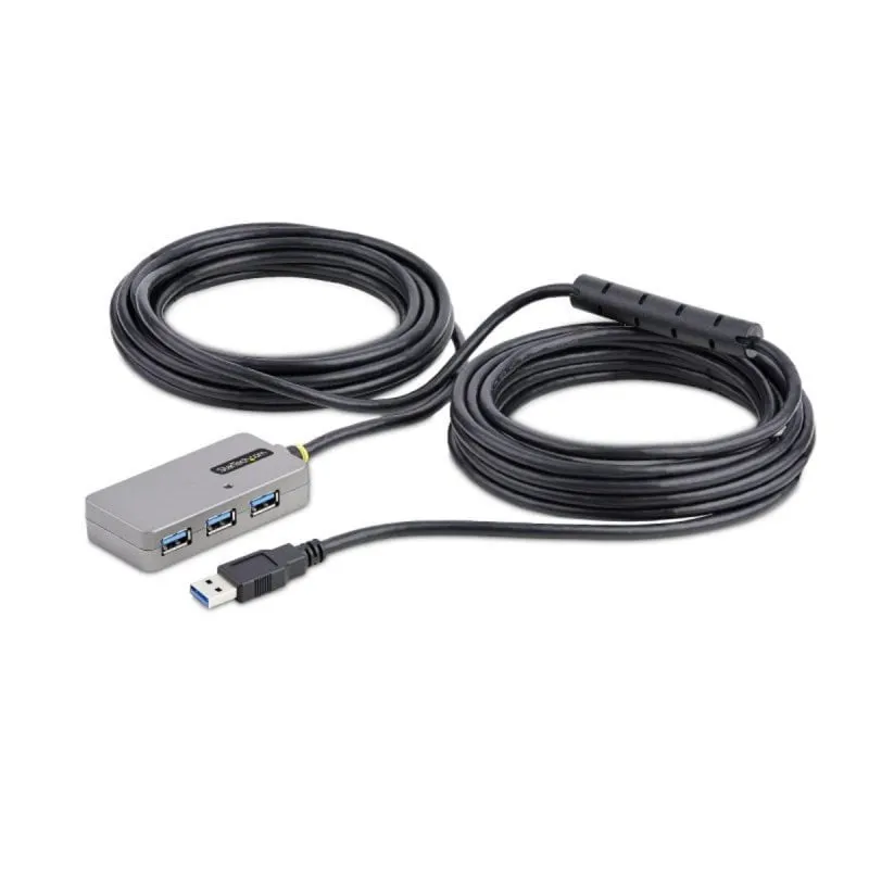 Hub Extensor USB StarTech U01043 con 4 Porte USB 3.2 Gen 1 e Cavo 10m Hub Extensor USB StarTech U01043 con 4 Porte USB 3.2 Gen 1 e Cavo 10m