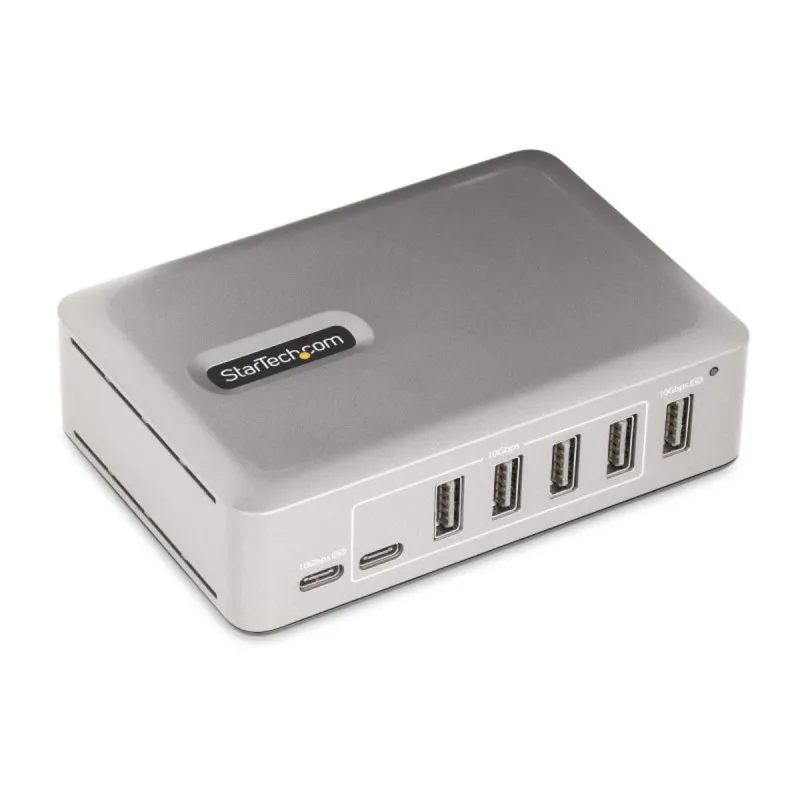 Hub USB-C StarTech 7 Porte USB 3.2 Gen 2 10Gbps Silver Hub USB-C StarTech 7 Porte USB 3.2 Gen 2 10Gbps Silver