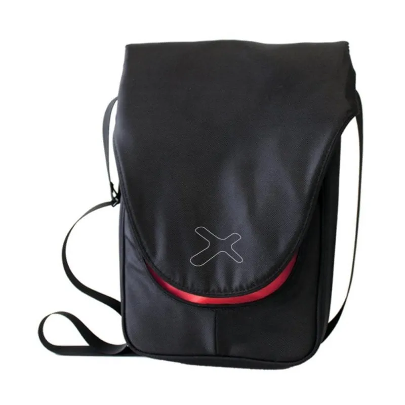 Borsa Tracolla Phoenix Amsterdam Nero Rosso Nylon 15.6" Ultraresistente Impermeabile