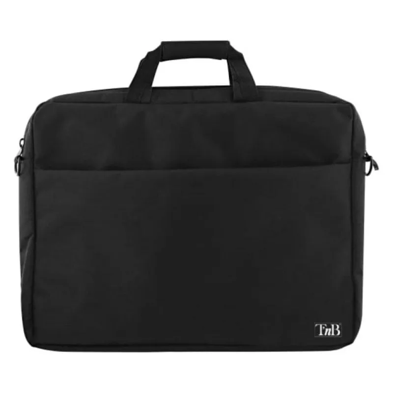 Funda T'nB MARSEILLE Nylon Nero 15.6" Universale con Tirante Rimovibile