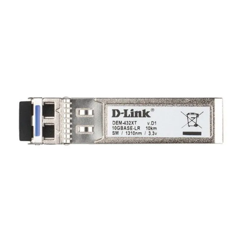 Transceiver D-Link DEM-432XT 10Gbps SFP+ LC SMF LR 1310nm 10km Hot-Plug