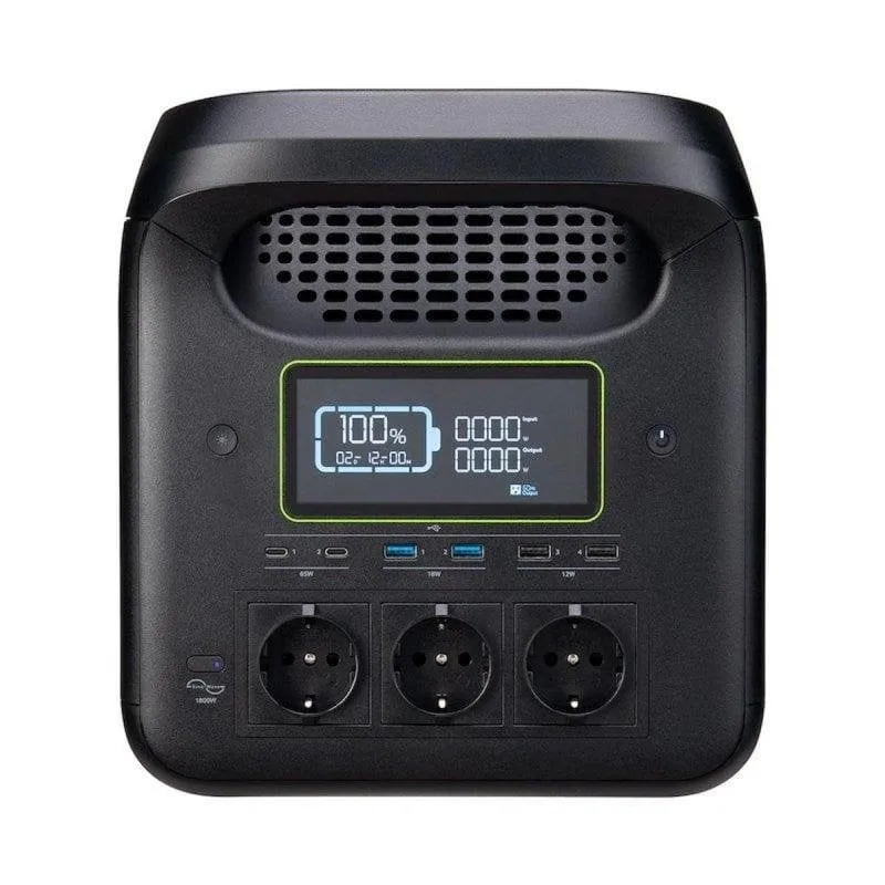 Stazione di energia Acer GP.ADT11.02E 1229Wh 3 porte AC 6 USB LiFePO4 Schermo LCD Caricatore solare