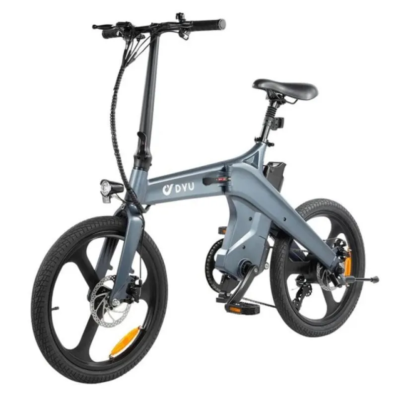 Bicicletta elettrica DYU T1, sensore di coppia, batteria rimovibile, 7 velocità, pieghevole, magnesio