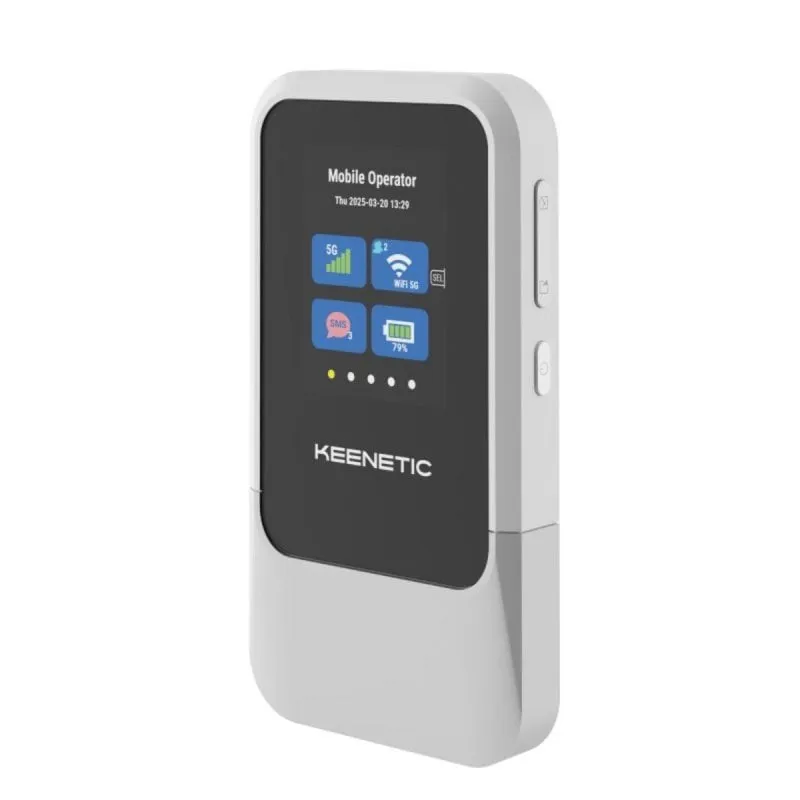 Enrutador portatile Keenetic KN-5210-01-EU Doppia banda 2,4 GHz / 5 GHz Enrutador portatile Keenetic KN-5210-01-EU Doppia banda 2,4 GHz / 5 GHz