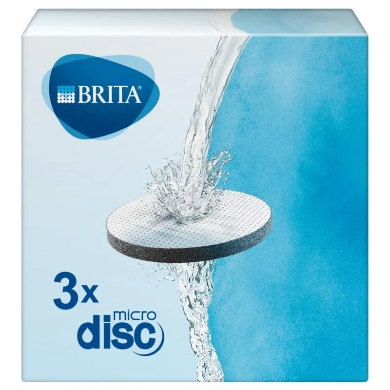 Filtro MicroDisc BRITA 3 pezzi per bottiglie Fill&Go Fill&Serve filtrazione acqua