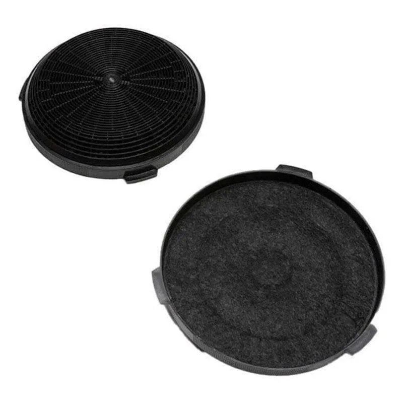 Filtro odori Cata 792481 Carbone Attivo Nero Pack 2 Compatibile DCXB3