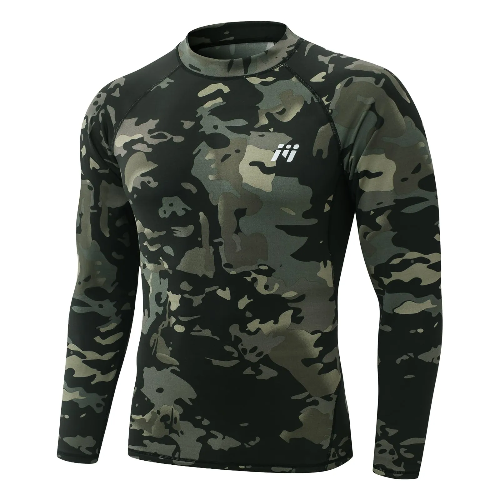 MEETWEE Maglia Termica Uomo, Camo,XL
