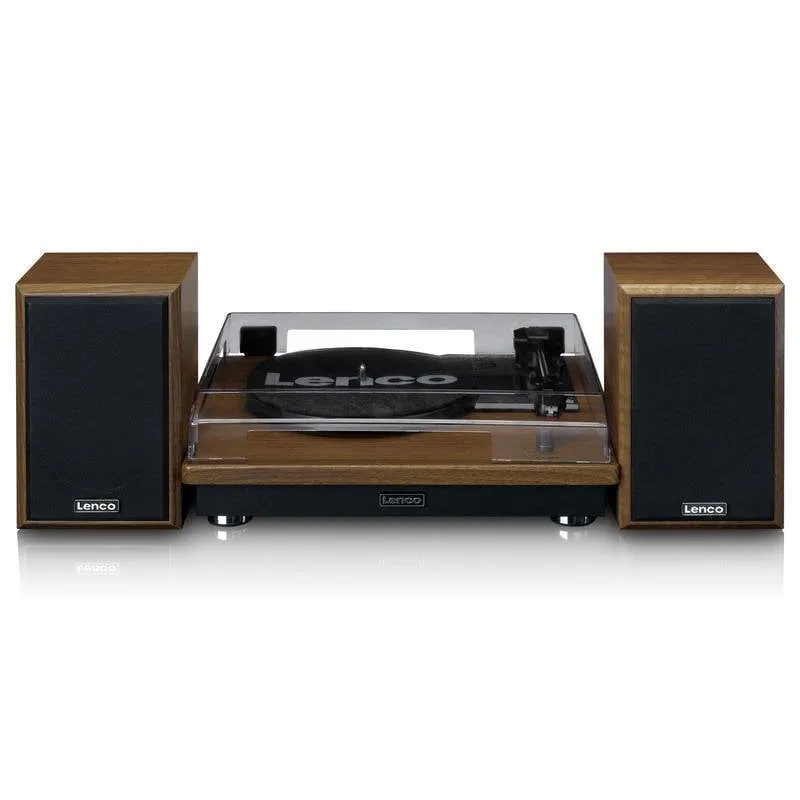 Tocadiscos Lenco LS-100WD Bluetooth Trazione Cinghia 33/45/78 rpm Rovere